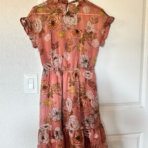 Monteau.  Pink Dress